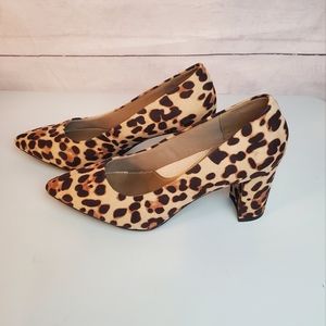 Solanz animal print high heels